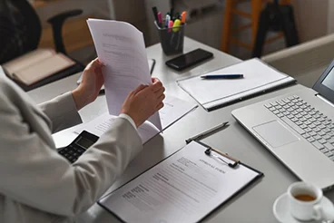 Family law consultation in an attorney office